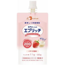 画像1: エプリッチパウチゼリー イチゴ風味  120g