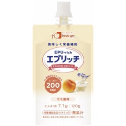 画像1: エプリッチパウチゼリー モモ風味  120g