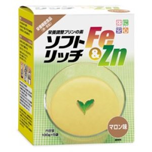 画像: ソフトリッチFe&Zn マロン味 100g×5▲