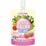 画像: とろける野菜と果実 ゼリー飲料 ピーチ味  80g▲