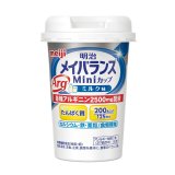 画像: 明治メイバランスArgMiniカップ ミルク味 125ml×24▲