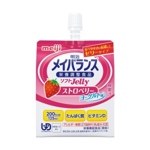 画像: 明治メイバランスソフトJelly200 ストロベリーヨーグルト味  125ml×6