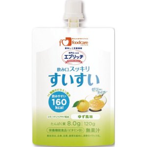 画像: エプリッチすいすいパウチゼリー ゆず風味  120g