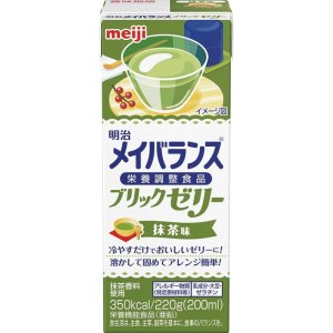 画像: 明治メイバランスブリックゼリー 抹茶味  220g