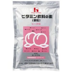 画像: ビタミン飲料の素　ピーチ味  400g▲