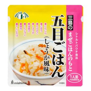 画像: 三島のまぜごはんのもと 五目ごはん（しょうが風味）50g▲