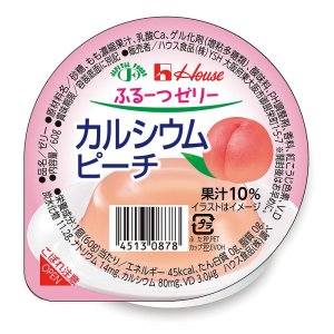 画像: ふるーつゼリーカルシウムピーチ  60g