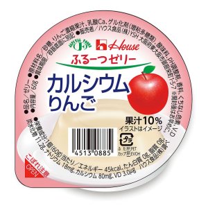 画像: ふるーつゼリーカルシウムりんご  60g