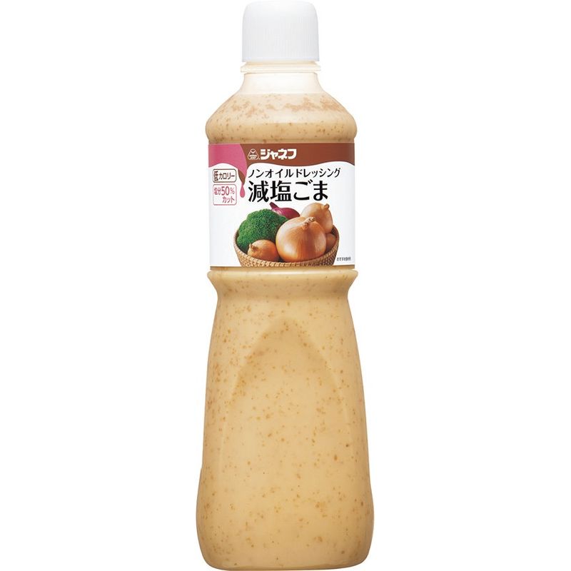 画像1: ジャネフ　ノンオイルドレッシンク減塩ごま  1000ml